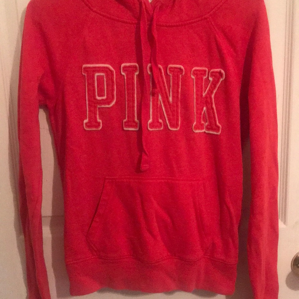 Pink Victoria’s Secret hoodie